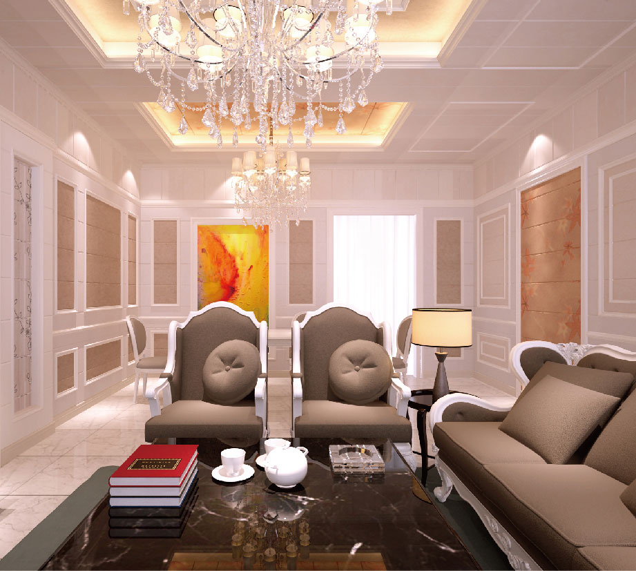 典尚效果圖-客廳