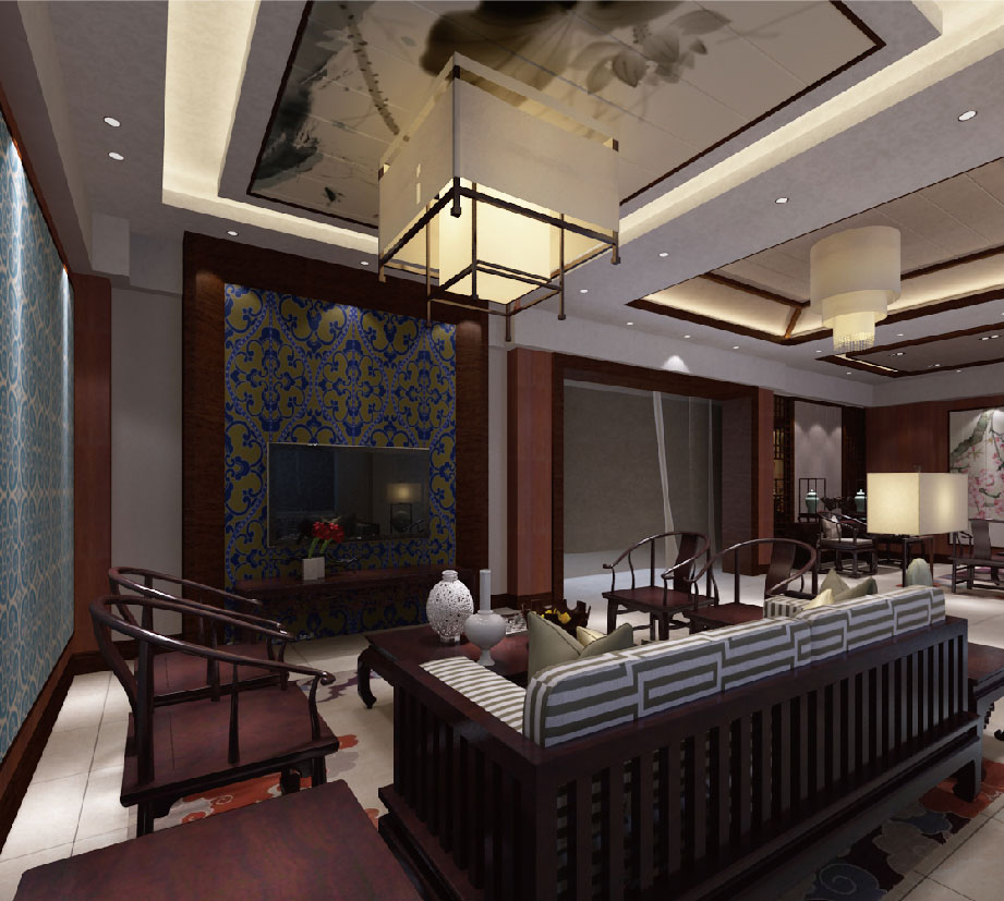 典尚效果圖-客廳