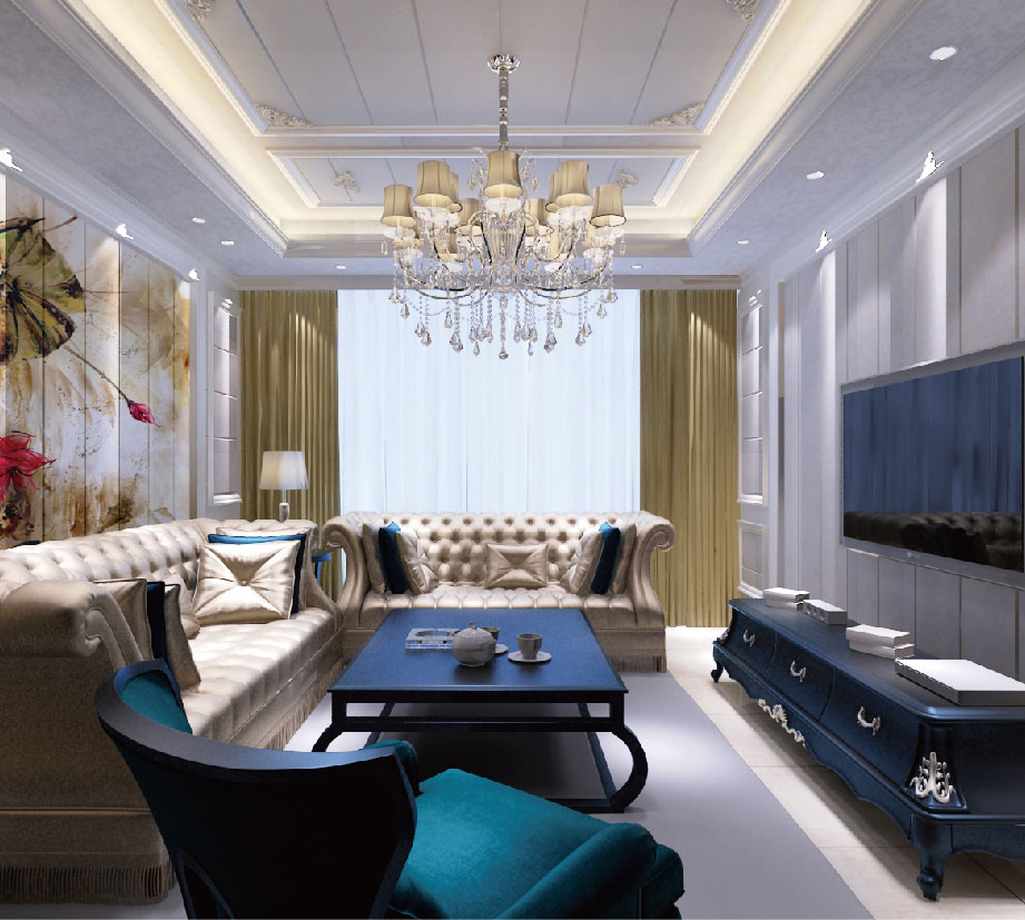 典尚效果圖-客廳